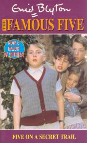 English bookcover: "Five on a secret trail"