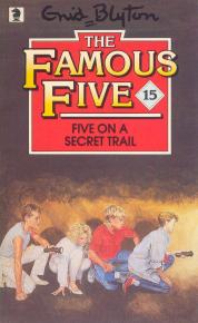 English bookcover: "Five on a secret trail"