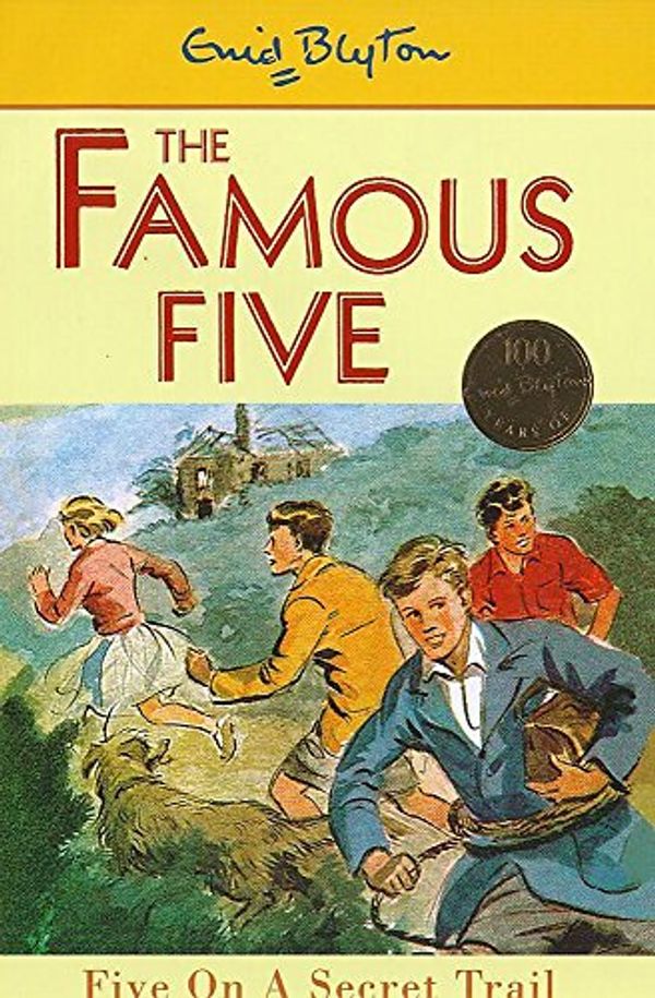 English bookcover: "Five on a secret trail"