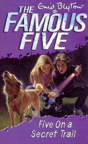 English bookcover: "Five on a secret trail"