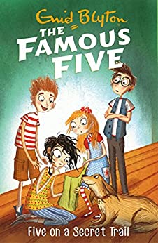 English bookcover: "Five on a secret trail"