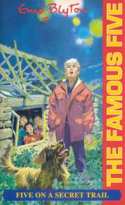 English bookcover: "Five on a secret trail"