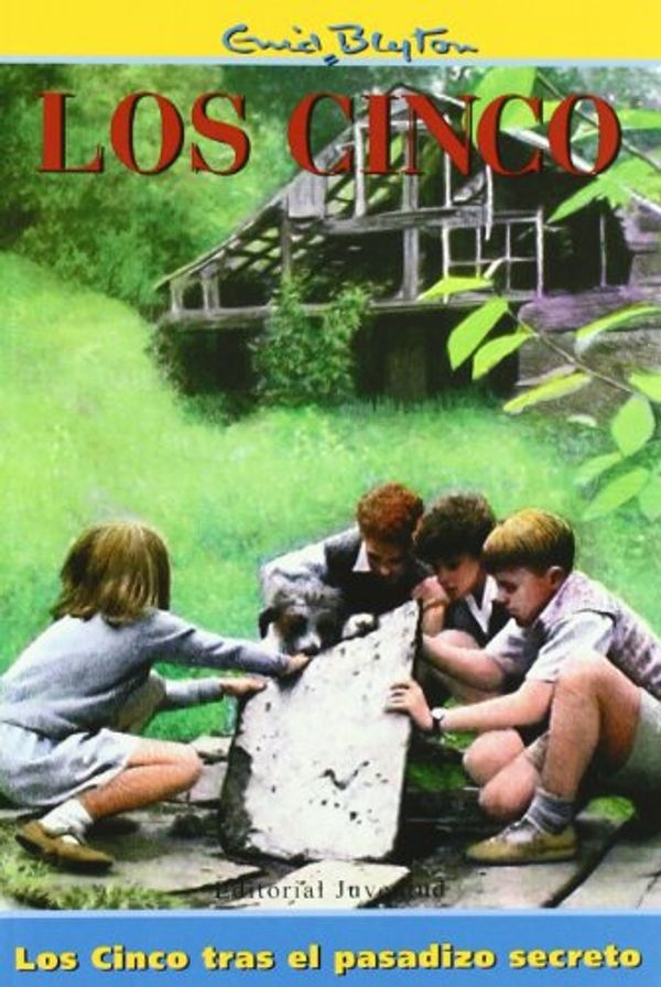 Spanish bookcover: "Los Cinco tras el pasadizo secreto"