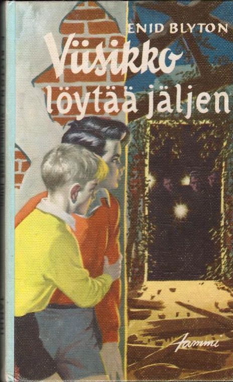 Finnish bookcover: "Viisikko löytää jäljen"