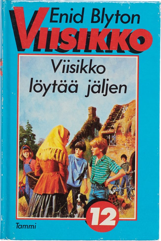Finnish bookcover: "Viisikko löytää jäljen"