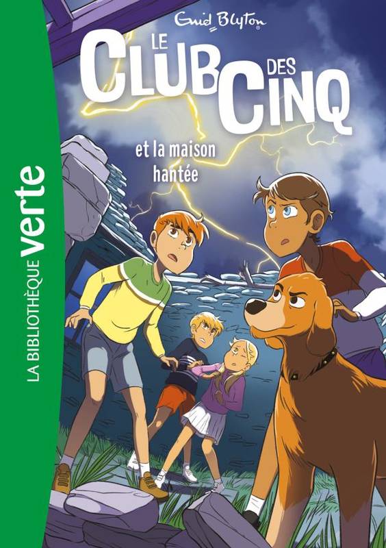 French bookcover: "Le Club des Cinq se distingue / Les Cinq et le chemin secret / Le Club des Cinq et la maison hantée"