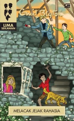 Indonesian bookcover: "Seri Lima Sekawan: Melacak Jejak Rahasia"