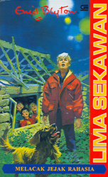 Indonesian bookcover: "Seri Lima Sekawan: Melacak Jejak Rahasia"