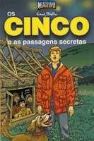 Portuguese bookcover: "Os Cinco na Casa em Ruínas / Os Cinco e as passagens secretas"