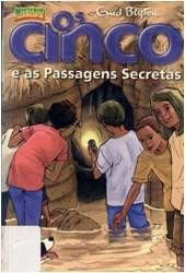 Portuguese bookcover: "Os Cinco na Casa em Ruínas / Os Cinco e as passagens secretas"