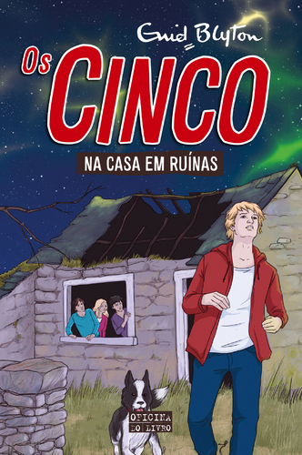 Portuguese bookcover: "Os Cinco na Casa em Ruínas / Os Cinco e as passagens secretas"