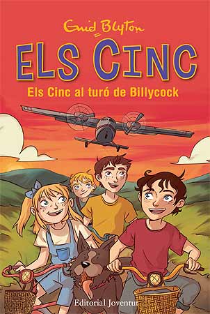 katalanisches Buchcover: "Els Cinc al turó de Billycock"