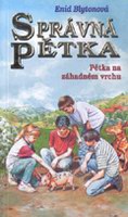 tschechisches Buchcover: "Správná pĕtka - Pĕtka na záhadném vrchu"
