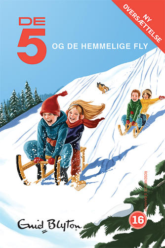 dänisches Buchcover: "De fem som redningsmænd / De 5 og de hemmelige fly"