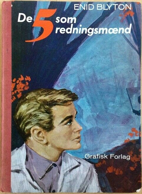 dänisches Buchcover: "De fem som redningsmænd / De 5 og de hemmelige fly"