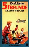 deutsches Buchcover: "Fünf Freunde als Retter in der Not"