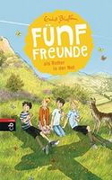 deutsches Buchcover: "Fünf Freunde als Retter in der Not"