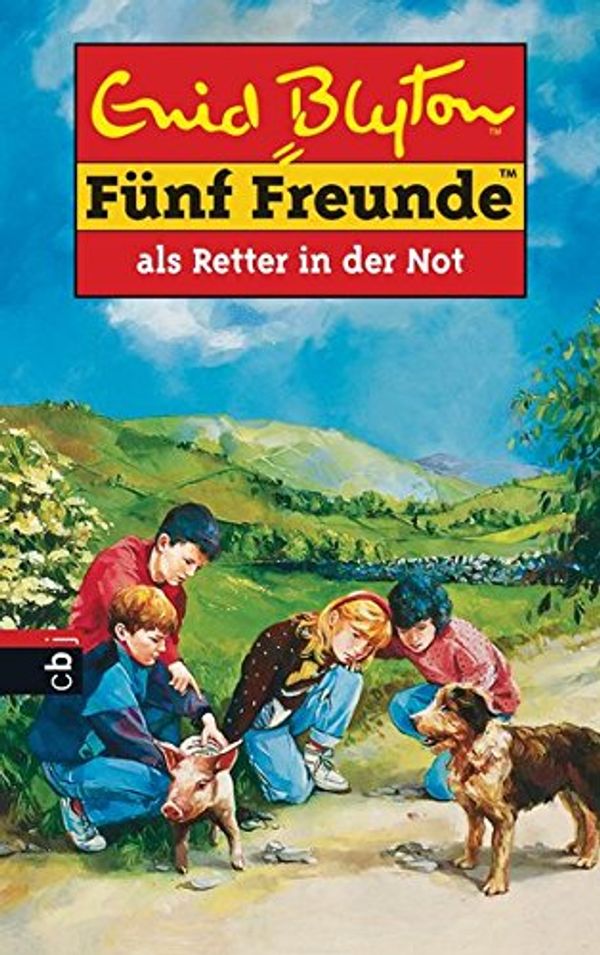 deutsches Buchcover: "Fünf Freunde als Retter in der Not"