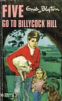englisches Buchcover: "Five go to Billycock Hill"