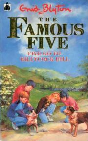 englisches Buchcover: "Five go to Billycock Hill"