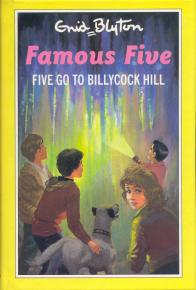 englisches Buchcover: "Five go to Billycock Hill"
