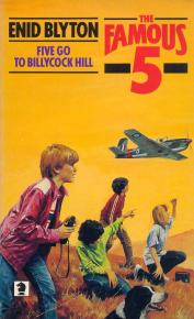 englisches Buchcover: "Five go to Billycock Hill"
