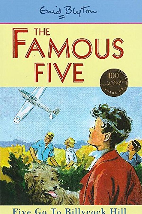 englisches Buchcover: "Five go to Billycock Hill"