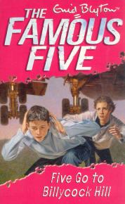 englisches Buchcover: "Five go to Billycock Hill"