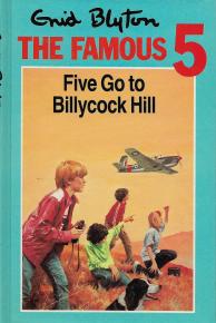 englisches Buchcover: "Five go to Billycock Hill"