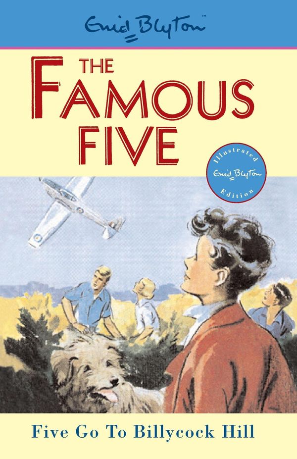 englisches Buchcover: "Five go to Billycock Hill"