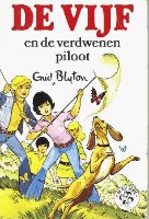 niederländisches Buchcover: "De Vijf en de verdwenen piloot"