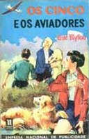 portugiesisches Buchcover: "Os Cinco e os Aviadores / Os Cinco e os Aviadores desaparecidos"