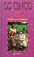 portugiesisches Buchcover: "Os Cinco e os Aviadores / Os Cinco e os Aviadores desaparecidos"