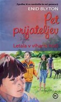 slowenisches Buchcover: "Letala v viharni noči"