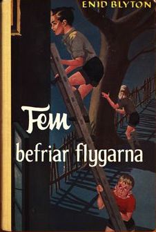 schwedisches Buchcover: "Vi Fem - Räddar flygarna / Fem befriar flygarna"