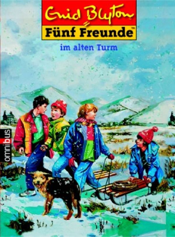 German bookcover: "Fünf Freunde im alten Turm"