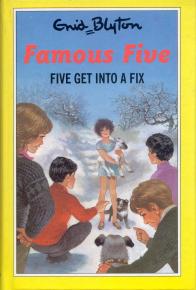 English bookcover: "Five get into a fix"