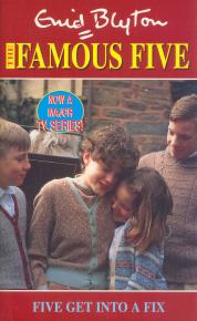 English bookcover: "Five get into a fix"