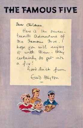 English bookcover: "Five get into a fix"