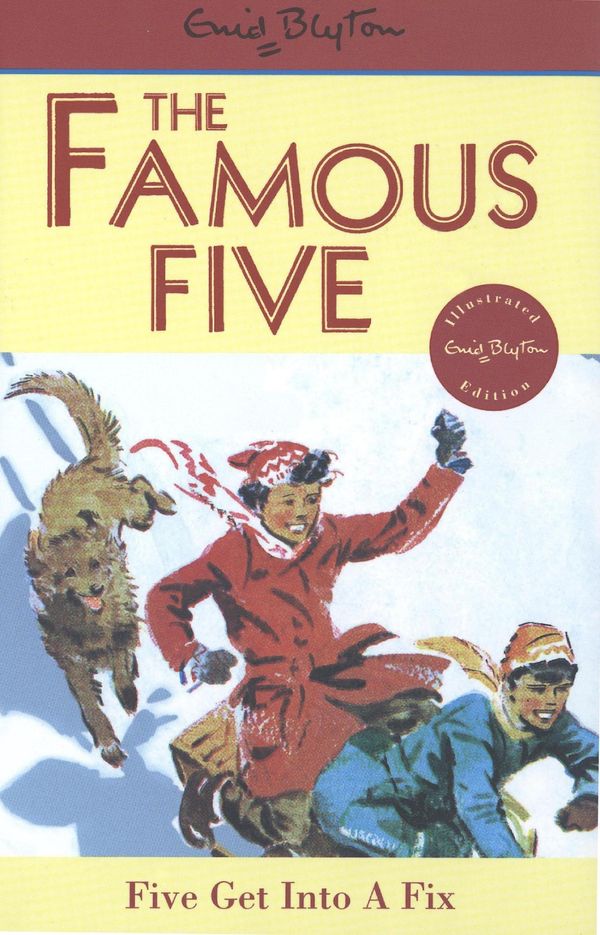 English bookcover: "Five get into a fix"