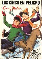 Spanish bookcover: "Los Cinco en peligro"