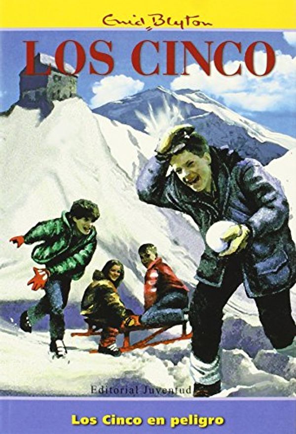 Spanish bookcover: "Los Cinco en peligro"