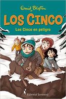 Spanish bookcover: "Los Cinco en peligro"