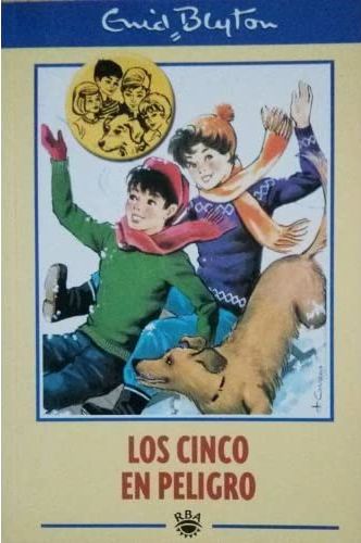 Spanish bookcover: "Los Cinco en peligro"