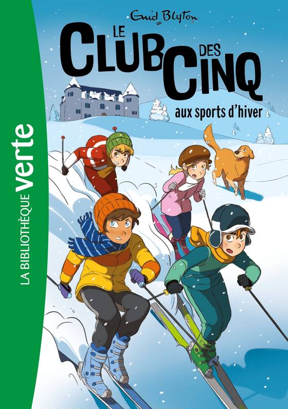 French bookcover: "Le Club des Cinq aux sports d´hiver / Les Cinq et les vieilles tours"