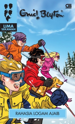Indonesian bookcover: "Seri Lima Sekawan: Rahasia Logam Ajaib"