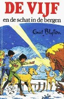 Dutch bookcover: "De Vijf en de schat in de bergen"