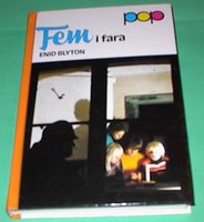 Swedish bookcover: "Fem i fara"