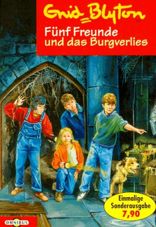 German bookcover: "Fünf Freunde und das Burgverlies"