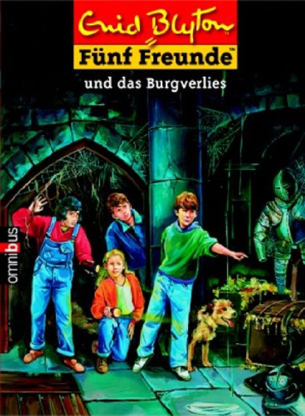 German bookcover: "Fünf Freunde und das Burgverlies"